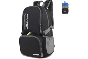 MAXTOP 30L Backpack Ultra Lightweight Packable Foldable Rucksack Water Resistent For Men Women Kids Outdoor Camping Hiking Travel Daypack Handy Durable Gifts For Men Women
