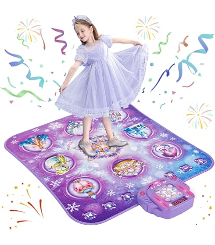 KIZJORYA Tapis de Danse pour Enfants, Tapis de Danse Électronique KIZJORYA Tapis de Danse pour Enfants, Tapis de Danse Électronique