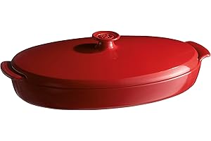 Emile Henry-Piatto per cuocere Il Pesce, Bordeaux, 41 x 24 x 10,5 cm