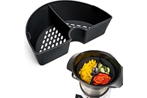 Mixcover Separatore in silicone per vasca da cottura a vapore Bosch Cookit – per suddividere la stanza di cottura a metà o quarto, separatore per cottura a vapore compatibile con Bosch Cookit Quarter