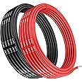 Makerfire 12 Gauge Silicone Wire, 12 AWG Electrical Cable 5M [2.5m Black and 2.5m Red], Flexible 680 Strands 0.08 mm of Tinned Copper High Temperature Wire for RC Car, Marine, Drone, etc