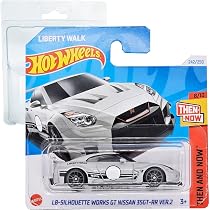 HOT WHEELS - 96 Nissan 180SX Type X HW Race Team 5/5 Long Card Blue EUR