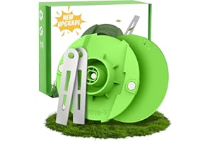 HA BIN Lame de rechange pour débroussailleuse, Disque de Coupe de Rechange, Ensemble de couteaux en métal pour debroussailleuse electrique sans fil, plateau à couteaux + 4 lames compatibles