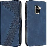 OKZone Cover per Samsung Galaxy A8 2018/A5 2018/A530, Custodia in Pelle Samsung A8 2018/A5 2018/A530, Cover a Libro Magnetica