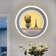 Smartway® 23W LED Wall Lamp|Round Tower & Flower Design|Decorative Wall Light Living Room, Bedroom, Kids Room & Home Décor|Mo
