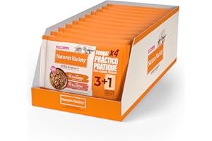 Nature's Variety Bocaditos en Salsa Comida Húmeda para Gatitos con Pollo/Salmón: Multipack 11 x (4x70g)