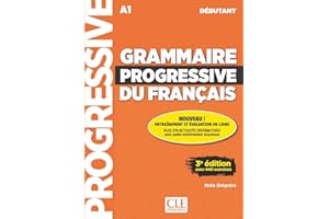 GRAMMAIRE PROGRESSIVE DU FRANAAIS DEBUTANT: Livre debutant + CD