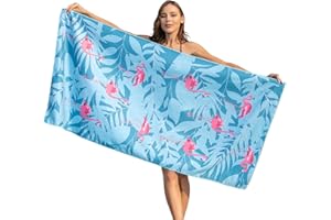 JMQYS Microfaser Handtücher Strandtuch Badetuch XXL 160x80cm, Sandfrei, Leichte Schnelltrocknend Mikrofaser Handtuch Strandhandtuch für Damen Herren Mädchen, perfekt für Strand Reise Sport Sauna Yoga