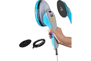 EFFEKTIV Défroisseur Vapeur Vertical, 1800W, 3 en 1 Vapeur Vertical Premium, Semelle Céramique, Brosse Vapeur, Réservoir 250 ml, Vapeur Continue 750 mg/s, Écran LED, Arrêt Automatique, Câble 3 m