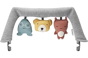BabyBjörn Juguete de Tela para Hamaca, Amiguitos juguetones