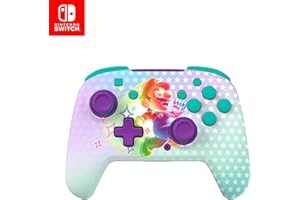 Turtle Beach Rematch Invincible Mario Mando de juego inalámbrico para Nintendo Switch, también funciona con Nintendo Switch 2 (El botón C no está en este controlador)