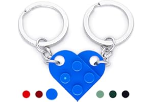 NumeroPhi Llaveros Pareja Corazón para Novios, Enamorados, Regalo de San Valentín, Aniversario y Cumpleaños