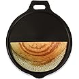 The Indus Valley Super Smooth Cast Iron Tawa for Dosa/Chapathi | 30.5cm/12 inch, 2.9kg | Induction Friendly | Naturally Nonstick, Pre-Seasoned Tawa, 100% Pure & Toxin-Free, No Chemical Coating