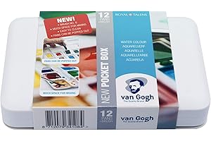 Van Gogh Caja de 12 acuarelas, Multicolor (Royal Talens 20HP8631)