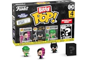 Funko Bitty POP! Batman 85th - Two Face 4PKand A Surprise Mystery Mini Figure - 0,9 cala (2,2 cm) - kolekcjonerska figurka DC Comics - w zestawie półka ekspozycyjna z możliwością układania w stos