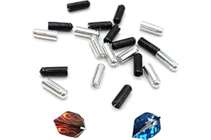 XCSJ 20 PCS Protezioni per Alette di Freccette in Lega di Alluminio, Correzione Fissa a 90 Gradi, Accessori per Freccette da Competizione Professionale