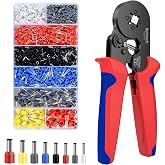 Behiruch Professional Crimping Tool 0.25-10mm&sup2;,1300 Pieces Electrical | Crimping Pliers Set for 0.25-10mm&sup2; Terminals