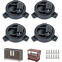 Rotelle Per Mobili 4 Pezzi - Ruote Fisse In Nylon E Acciaio, Montaggio Laterale O Inferiore - Foto 11