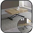 VOLERO' ; Extendable dining table,Achille Large Model, Lift-Up with Millimetric Height Adjustment(oak)