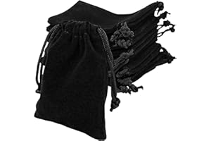 SZXMDKH 10 Pcs Jewellery Bags Velvet Jewelry Pouches Drawstring Gift Bags 9cm x 7cm