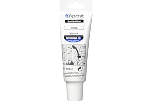 CORNAT Tubo de silicona Fermit Fermitopp N, de 100 ml, color blanco
