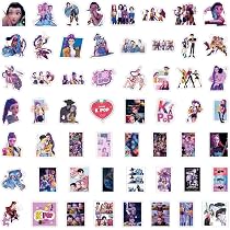 100 Autocollants Kpop - Stickers En Vinyle Imperméables Avec Motifs Rumi, Mira, Zoey, Saja, Jinu, Etc.