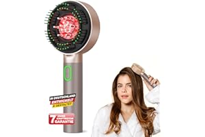 ‎DONNERBERG DONNERBERG® MIO Haar- & Kopfhautpflege Beige Elektrischer Haaröl Applikator mit 7 Jahren Kraftmotor Garantie: Die Kopfmassagebürste für entspannende Kopfhautmassage und effektive Haarpflege