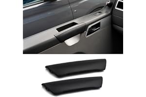 TTCR-II 2PCS Kompatibel mit Türgriff VW T5 Transporter 2003-2010, VW T5 Vorne Türgriff Innen Ersatz Beifahrer Rechts+Fahrer Links,Ersatz Griff 7H0867171B T5 Transporter Innentürgriff Abdeckung-Schwarz