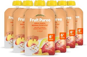 Marchio Amazon - Mama Bear Pouch Puree di Mela 90g