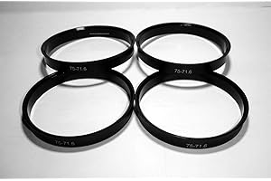 Centradores 4 LLANTA 75-71.6 Aros para Llantas ANTERA AVUS Imola Mito OZ Racing SUPERLEGGERA ULTRALEGGERA