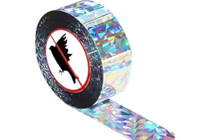 ZLXFT Cinta Reflectante Repelente,Cinta Reflectante Antipájaros,Cinta de Miedo de Aves para Disuasión,Cinta Repelente de Aves,para Pájaros Repelente Pajaros para Balcones, Jardin, Terraza, Granja