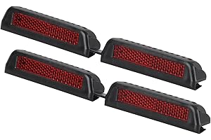 hr-imotion door edge - reflector Set - 2 pcs. each 185 mm long [Self-adhesive | Made in Germany | vehicle & Home] - 12110201
