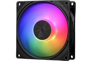 Thermalright TL-P9-S CPU-fläkt datorhölje ARGB-fläkt tyst 4-PIN PWM-PC-fläkt, kraftfull 92 mm tyst kylfläkt, 2 200 varv/min hastighet, CPU-fläkt