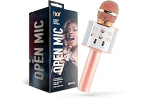 iJoy OPEN MIC - BLUETOOTH KARAOKE MICROPHONE - ROSE GOLD/WHITE