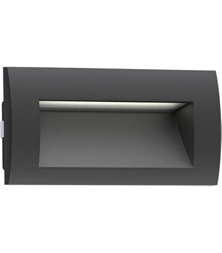 SLV staand armatuur ESKINA FRAME 45 FL/led buitenverlichting voor wegen, wanden, ingangen, outdoor tuin-lamp / IP65 3000/4000K 15 W 1100/1200 lm antraciet 95 graden