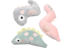 EMPEROCH 3 Pièces Jouets pour Chat avec Herbe à Chat, Jouet en Peluche pour Chat, Peluches d'herbe à Chat Séchée, Jouets Cataire pour Chats Interieur, Idéales pour Gratter Jouer et Mâcher