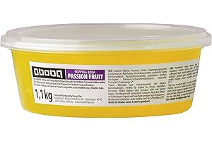 Oboba Popping Boba, gefüllte Fruchtperlen für Bubble Tea mit Passionsfruchtgeschmack, 1 x 1,1 kg