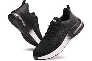 Furuian Męskie buty ochronne, lekkie, stalowe noski, buty sportowe dla mężczyzn, kobiet, wygodne buty ochronne, poduszka powietrzna, oddychające trampki robocze