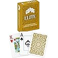 POK3R STUFF INDIA Poker Stuff India 100% Plastic Playing Cards, Poker Size Jumbo Index Single Deck (Gold)