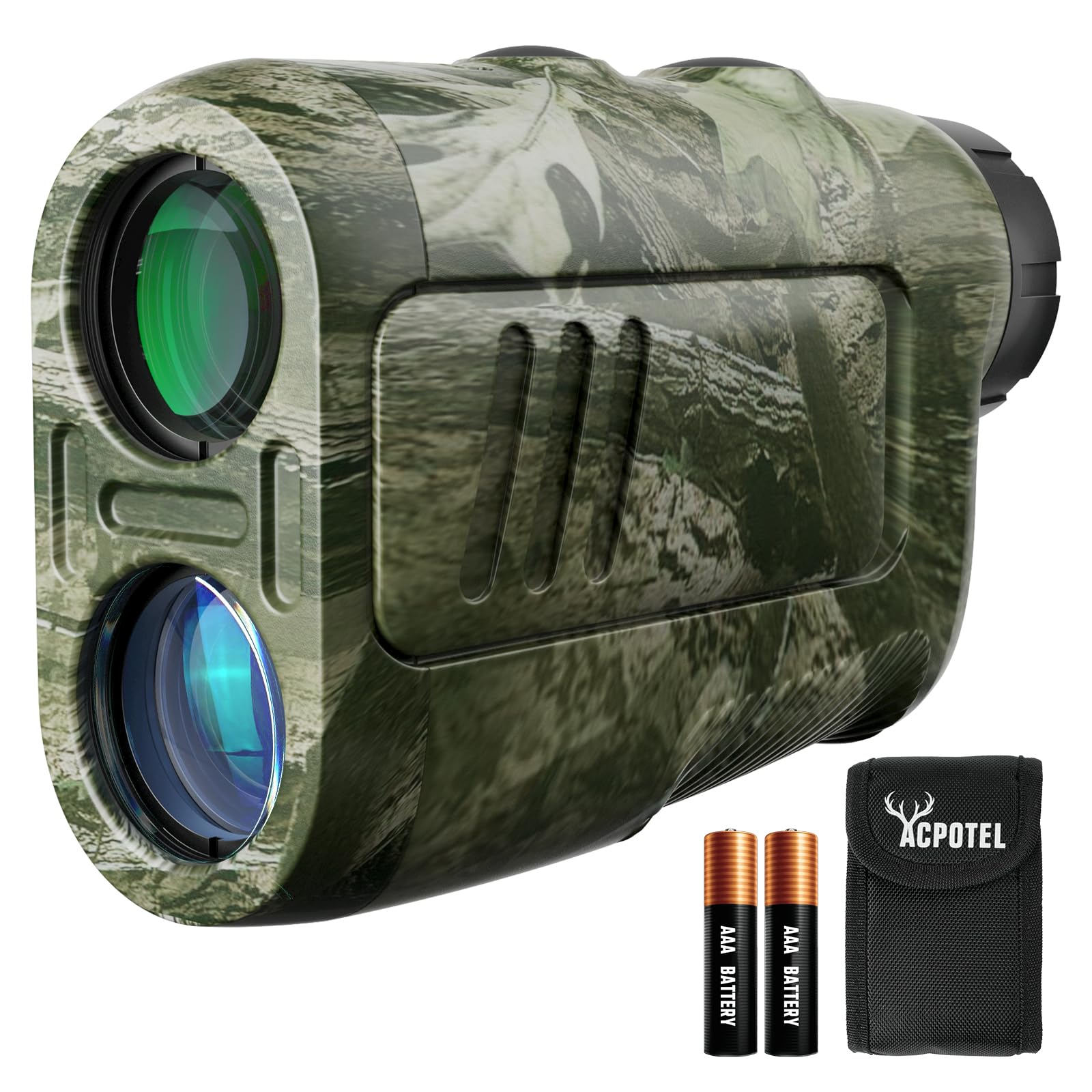 ACPOTEL Precision Hunting Range Finder, ±0.5yd Accuracy, 1000Yd Range, 6X Magnification, Rain & Fog Mode, 0.3s Instant Measurement | Lightweight Laser Range Finder for Hunting & Durable