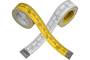 JOYAN 2 Stück Maßband, Körpermassband, 1,5m Massband, Maßband Nähen 150cm, Schneidermaßband 60 Zoll