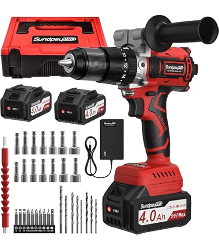 PORTER-CABLE 20V MAX Brushless Cordless Drill/Driver Kit - 1/2" Chuck, 2 Batteries, Charger Included (PCCK607LB)