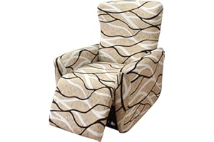 AQIGR Rozkładane pokrowce na fotel 4-częściowe, drukowane pokrowce na sofę 4-częściowe pokrowce na krzesła 1 narzuty na siedzenia pokrowiec na meble skórzany pokrowiec na krzesło rozkładany (Color : #26)