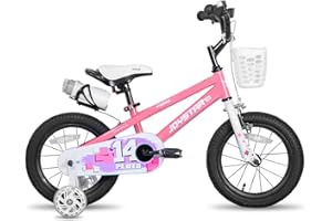 JOYSTAR Pluto Kids Bike Vélo pour enfant 12/14/16/18 pouces pour garçons et filles âgés de 2 à 8 ans, avec roues stabilisatrices