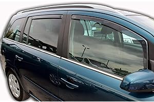 ‎J&J AUTOMOTIVE J&J AUTOMOTIVE | Windabweiser Passend Für Zafira B 2005-2010, Heko Regenabweiser, Getönt, Set 4-Teilig, Vorne und Hinten, Aerodynamisch