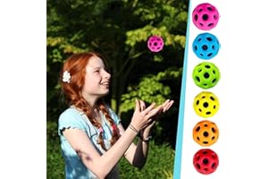 PKKP Astro Jump Ball, Moon Ball, 7 cm di altezza, palla spaziale, palla per salti, palla per bouncing Ball, palla di moon, palla di gomma per saltare più alto (giallo)