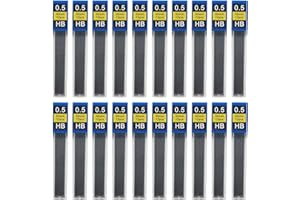 JOYIAL 240 Stück Bleistiftminen 0.5 mm HB Bruchsichere Minenersatz, bruchfeste Minen, Bruchfeste HB Bleistiftminen für Druckbleistifte Schreiben, Zeichnen, Hausaufgaben