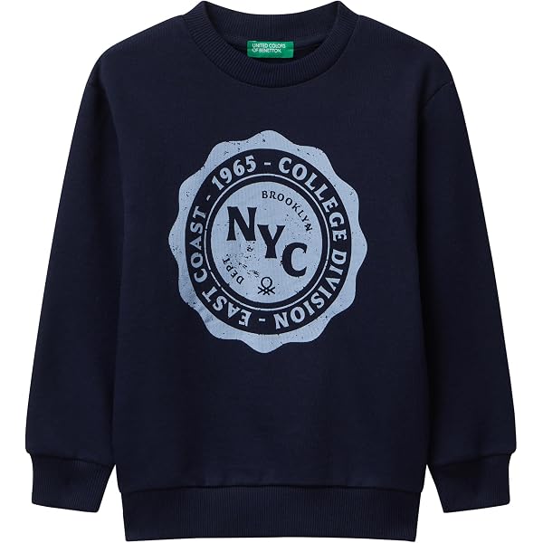 United Colors of Benetton Maglia C/CAPP. M/L 3J68G200Q, Sweat à Capuche