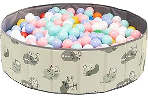 WOWWGOODS! Piscina de Bolas Apolo+70bolas Incluidas - Parque de Bolas Infantil-Piscina Bolas Plegable para niños-Arenero Infantil-100x30cm (WOWWGOODS! Piscina Bolas Apolo Peces + 70 Bolas)