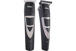 Kubra KB-2028 Cordless Hair Trimmer For Men/Beard Trimmer For Men, Black | 50 Minute Run Time | 4-In-1 All Body Groomer | Tri